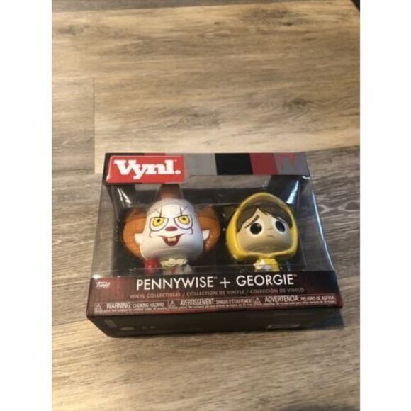 Funko IT Vynl. Pennywise &Georgie Vinyl Figure 2-Pack. New/ Sealed - Picture 1 of 6